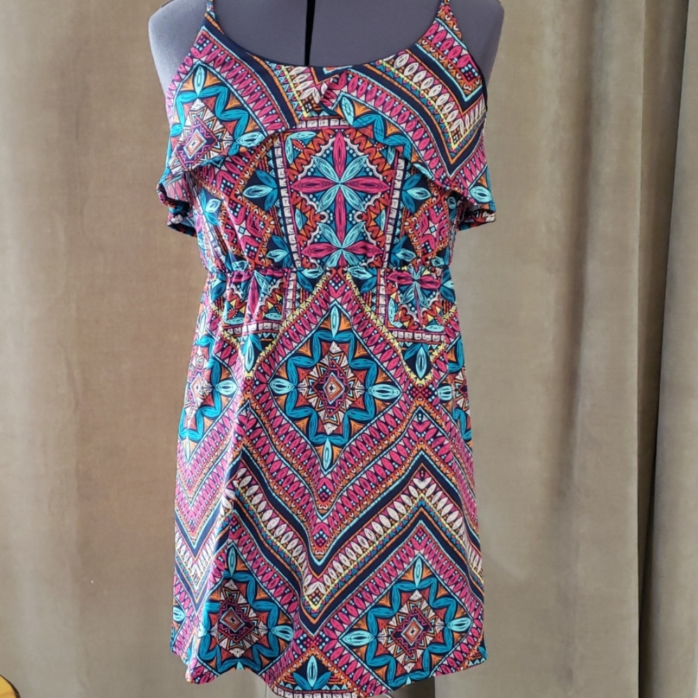 Flirty Racerback Summer Mini Dress